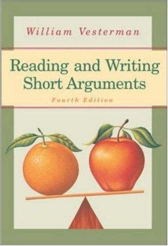 Tapa de Reading and writing short arguments