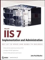 Tapa de Mastering IIS7 implementation and administration