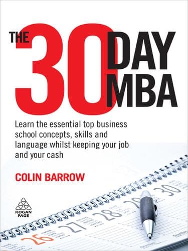 Tapa de The 30 Day MBA