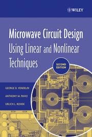 Tapa de Microwave circuit design using linear and nonlinear techniques