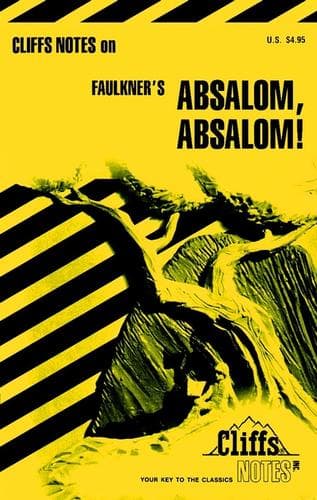 Tapa de CliffsNotes on Faulkner's Absalom, Absalom!
