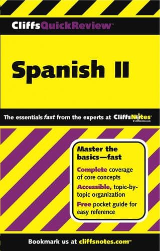 Tapa de CliffsQuickReview Spanish II