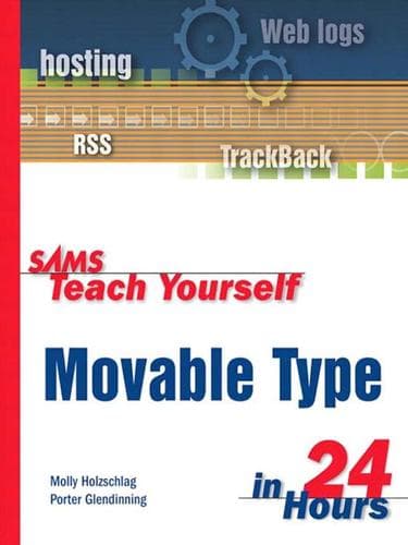 Tapa de Sams Teach Yourself Movable Type in 24 Hours