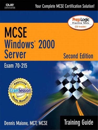 Tapa de MCSE/MCSA Training Guide (70-215): Windows 2000 Server