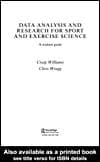Tapa de Data Analysis and Research for Sport and Exercise Science