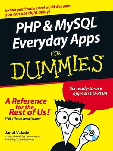 Tapa de PHP & MySQL Everyday Apps For Dummies