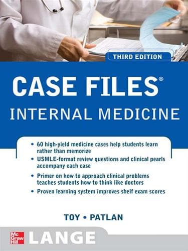 Tapa de Case Files Internal Medicine