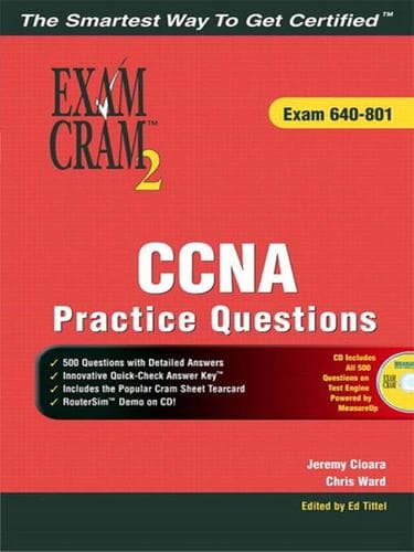Tapa de CCNA Practice Questions Exam Cram 2