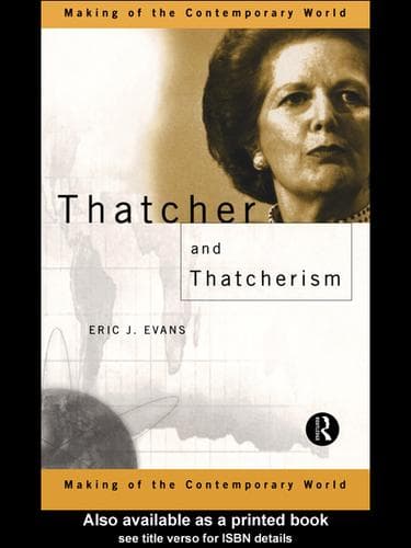 Tapa de Thatcher and Thatcherism
