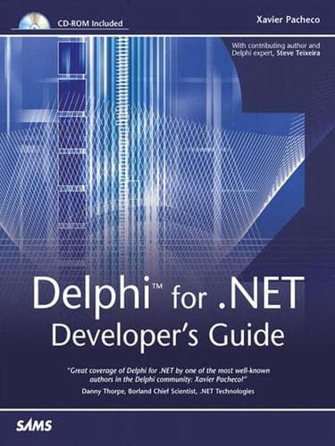 Tapa de Delphi for .NET Developer's Guide