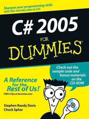 Tapa de C# 2005 For Dummies