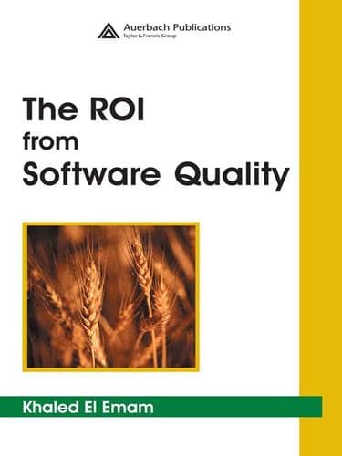 Tapa de The ROI from Software Quality