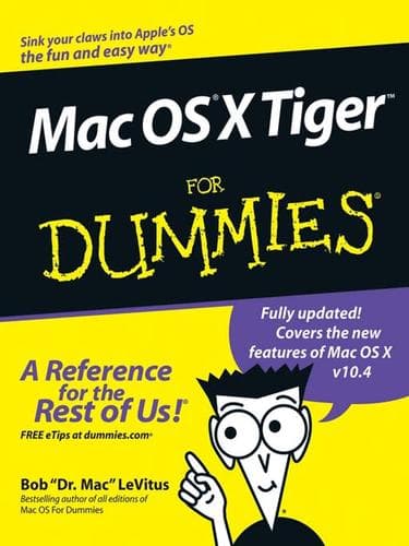 Tapa de Mac OS X Tiger For Dummies