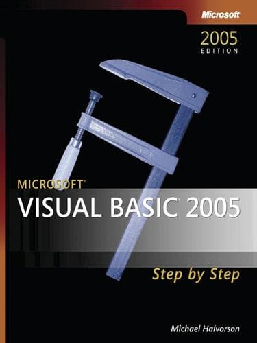 Tapa de Microsoft® Visual Basic® 2005 Step by Step