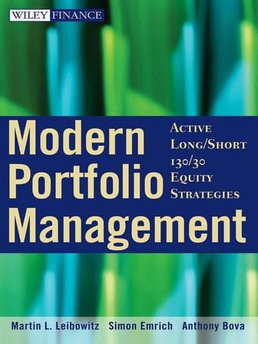 Tapa de Modern Portfolio Management