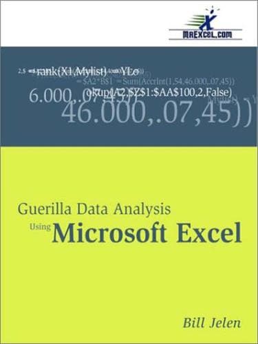 Tapa de Guerilla Data Analysis Using Microsoft Excel