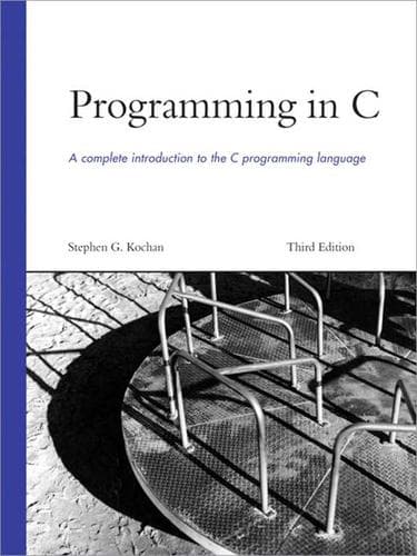 Tapa de Programming in C