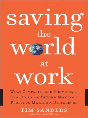 Tapa de Saving the World at Work