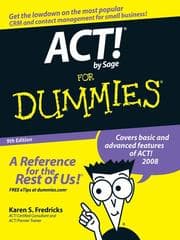 Tapa de Act! by Sage for dummies