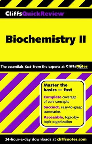 Tapa de CliffsQuickReview Biochemistry II