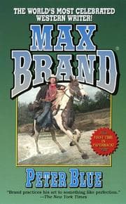 Tapa de Peter Blue (Max Brand Western)