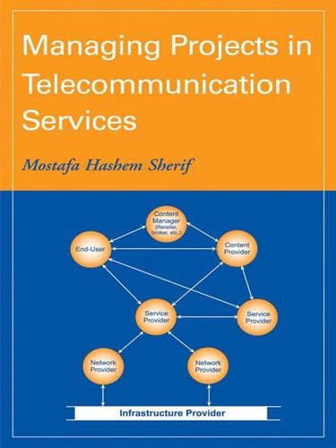 Tapa de Managing Projects in Telecommunication Services