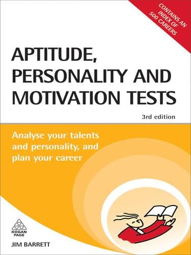 Tapa de Aptitude, Personality and Motivation Tests