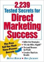 Tapa de 2,239 Tested Secrets for Direct Marketing Success