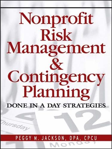 Tapa de Nonprofit Risk Management & Contingency Planning