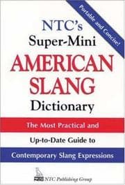 Tapa de NTC's super-mini American slang dictionary