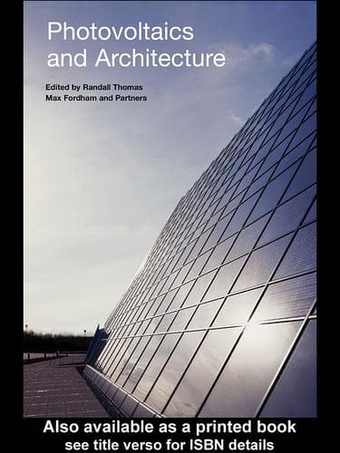 Tapa de Photovoltaics and Architecture
