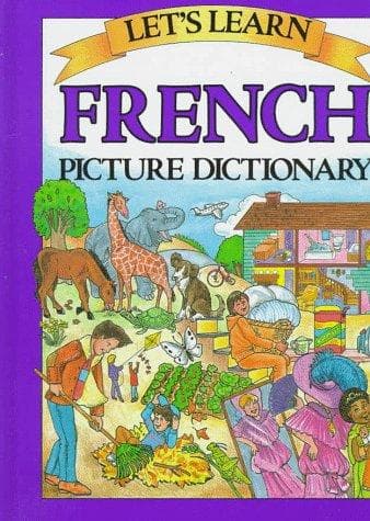 Tapa de Let's learn French picture dictionary