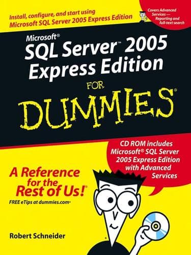 Tapa de Microsoft SQL Server 2005 Express Edition For Dummies