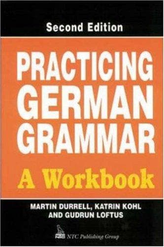 Tapa de Practising German grammar