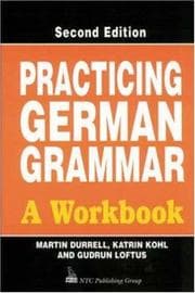 Tapa de Practising German grammar