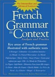 Tapa de French Grammar in Context