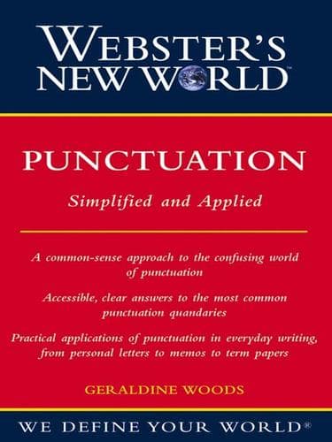 Tapa de Webster's New World Punctuation