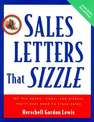 Tapa de Sales letters that sizzle