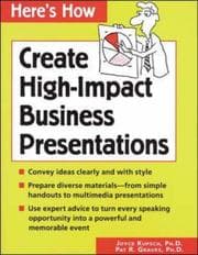 Tapa de Create high impact business presentations