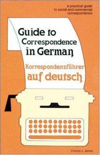 Tapa de Guide to correspondence in German =