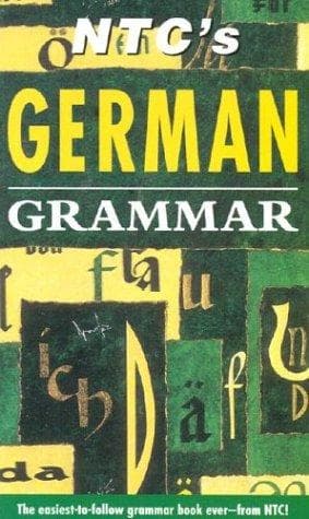 Tapa de NTC's German grammar