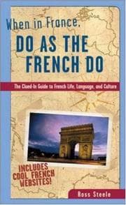 Tapa de When in France, do as the French do