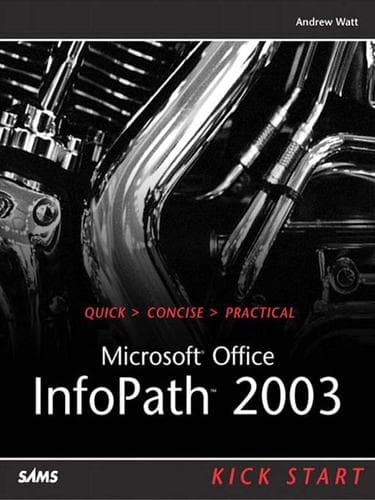 Tapa de Microsoft Office InfoPath 2003 Kick Start