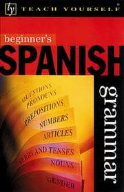 Tapa de Beginner's Spanish Grammar