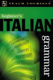 Tapa de Teach Yourself Beginner's Italian Grammar