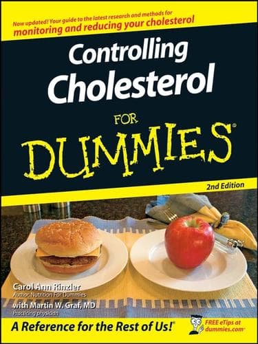 Tapa de Controlling Cholesterol For Dummies
