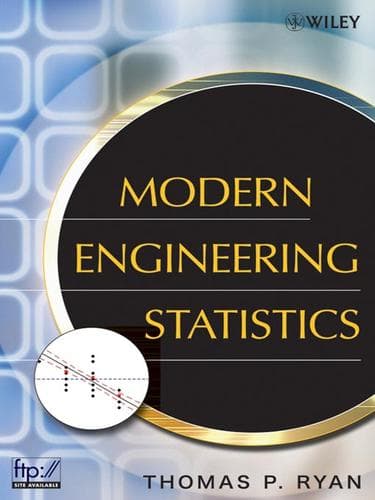 Tapa de Modern Engineering Statistics