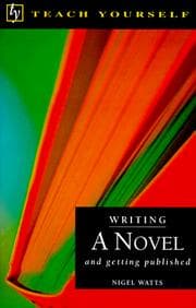 Tapa de Writing a novel