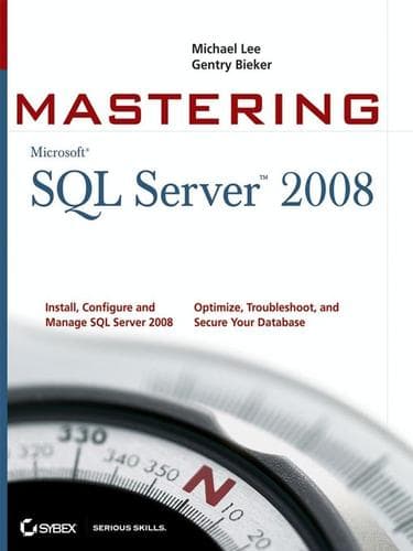 Tapa de Mastering SQL Server 2008