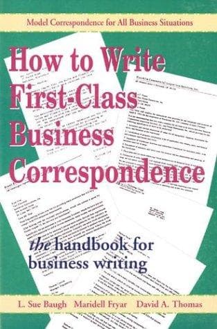 Tapa de How to write first-class business correspondence